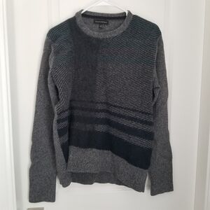 Banana Republic Grey Wool Large Crew Neck Sweater